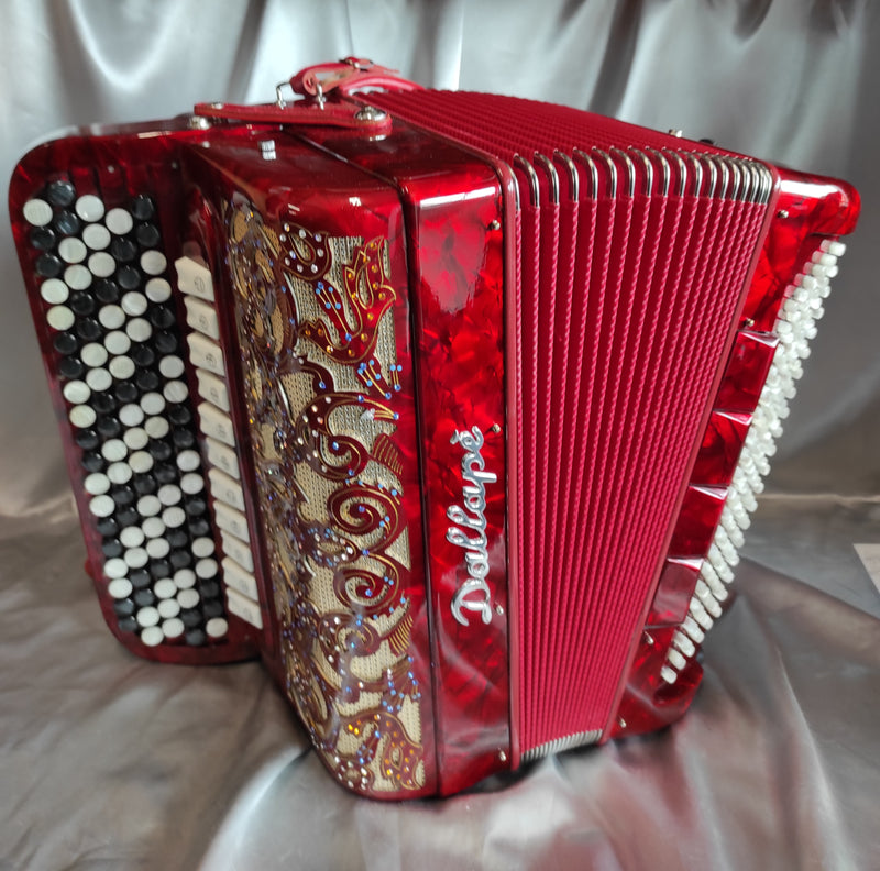 Dallapé 4 voix rouge marbré