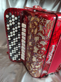 Dallapé 4 voix rouge marbré