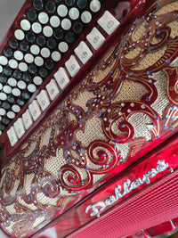Dallapé 4 voix rouge marbré