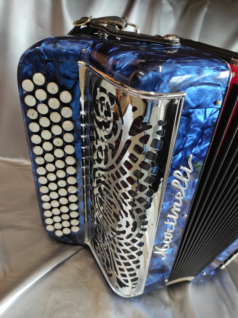 Martinelli Bleu Marbré 2 Voix / 80 basses
