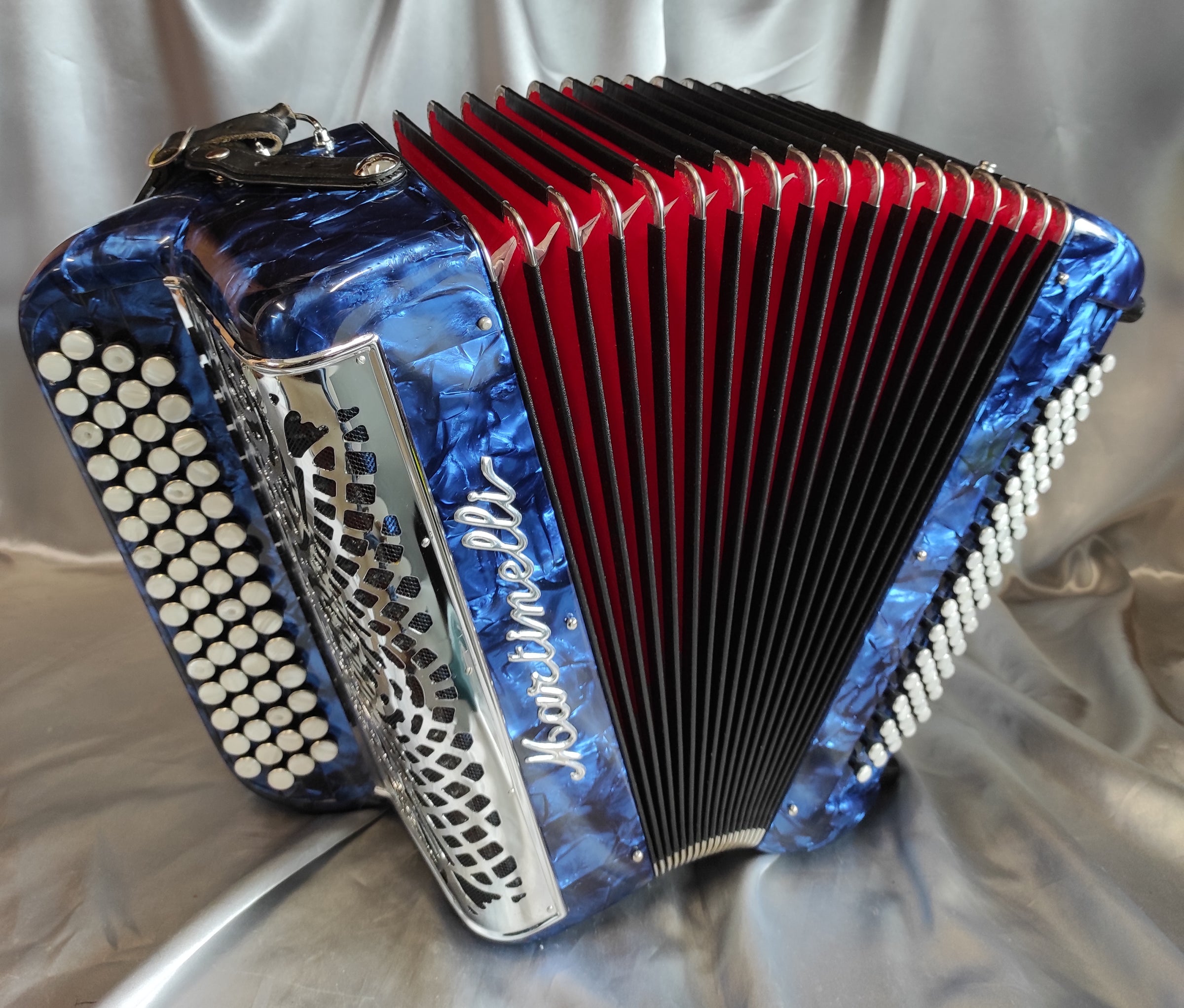 Martinelli Bleu Marbré 2 Voix / 80 basses