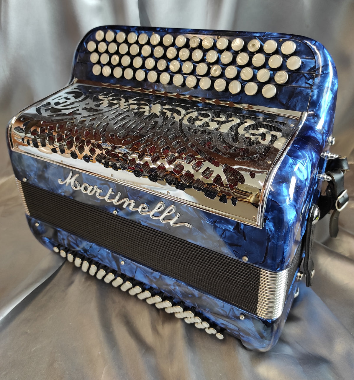 Martinelli Bleu Marbré 2 Voix / 80 basses