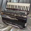 Maugein Pianybal 37 violet pailleté 3 voix musette / 96 basses