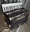 Maugein Pianybal 37 violet pailleté 3 voix musette / 96 basses