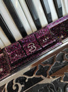 Maugein Pianybal 37 violet pailleté 3 voix musette / 96 basses