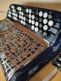 Mengascini Bleu nuit pailleté 3v