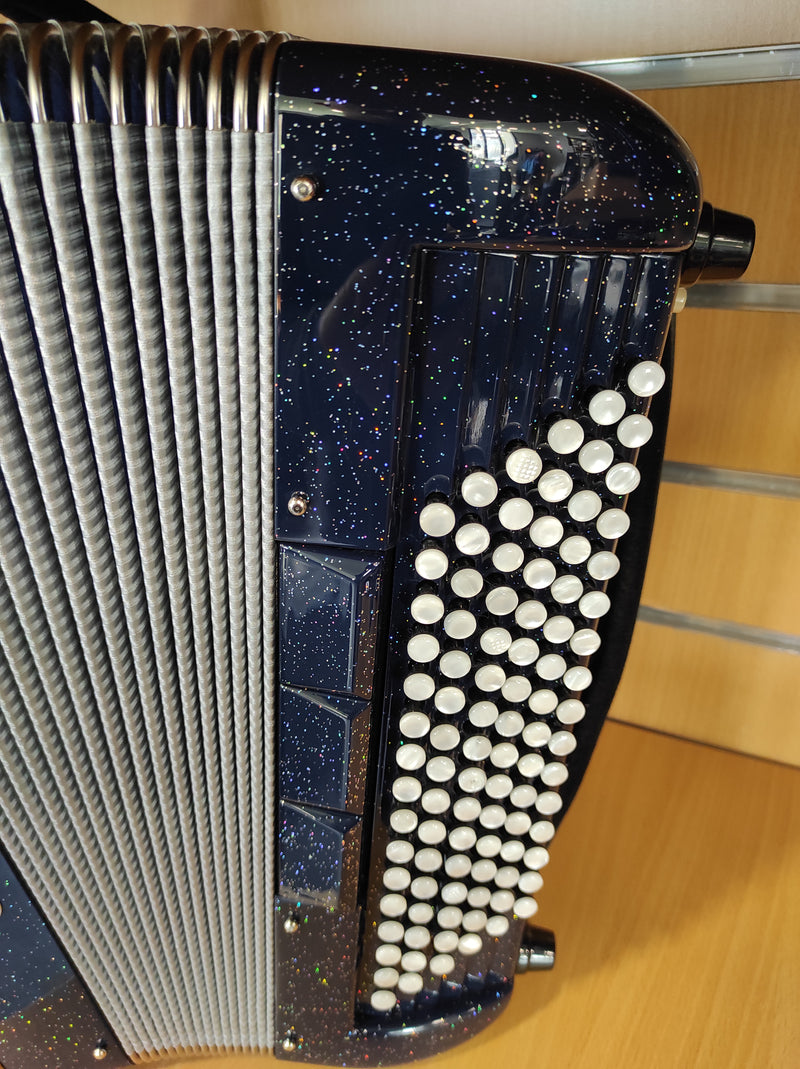 Mengascini Bleu nuit pailleté 3v