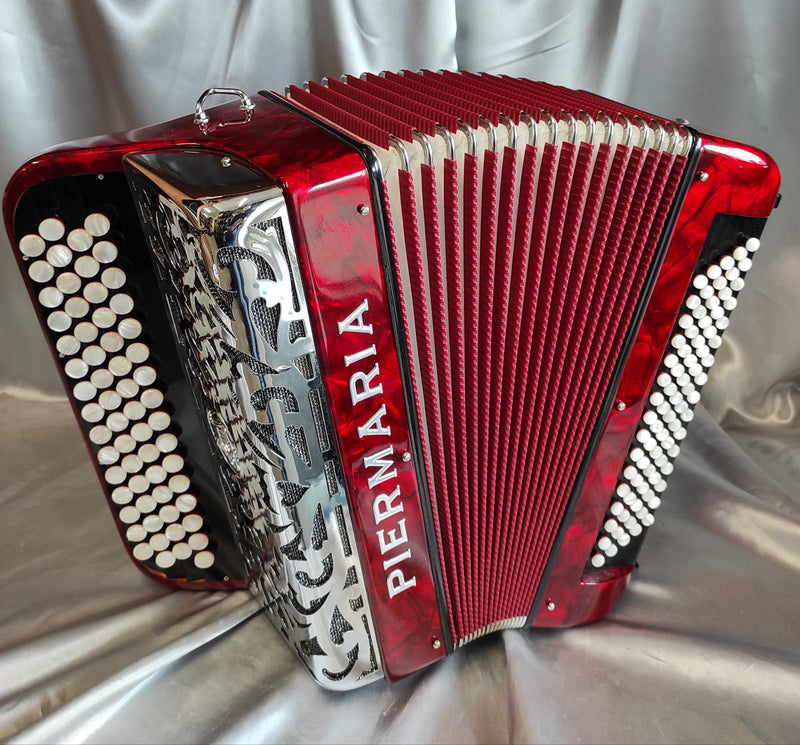 Piermaria rouge Marbré 2 Voix / 80 basses