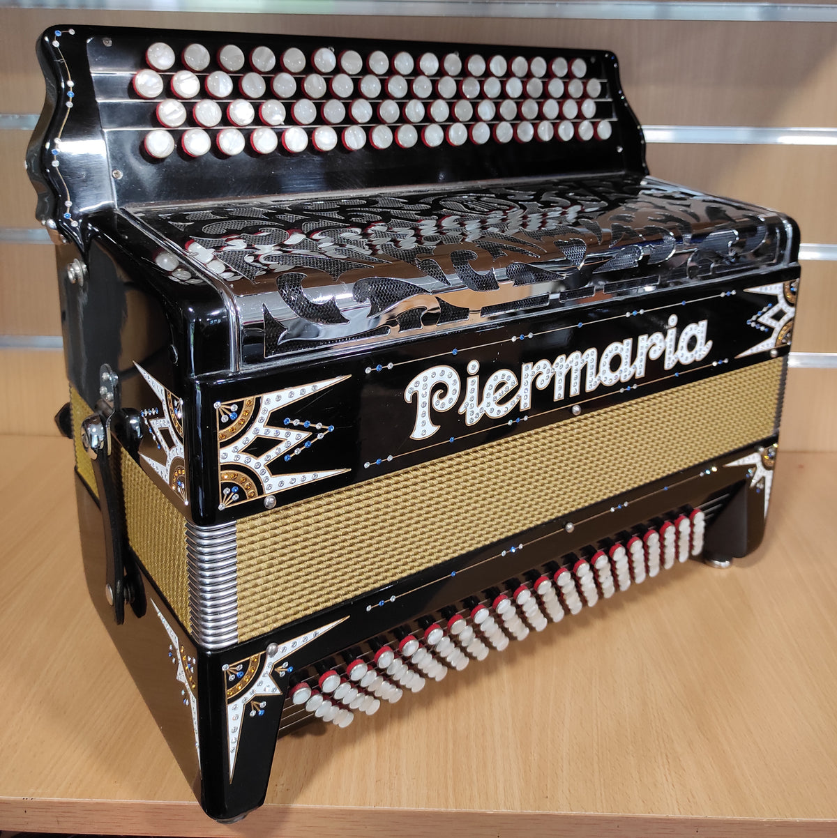 Piermaria Retro Noir/Déco - 3 Voix Musette