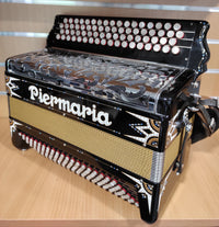 Piermaria Retro Noir/Déco - 3 Voix Musette