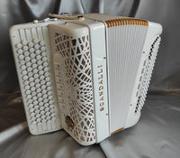 Scandalli C342 Blanc pailleté/Or